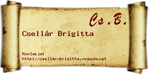 Csellár Brigitta névjegykártya